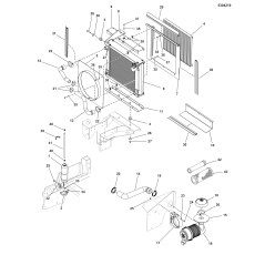SCREEN, RADIATOR, IS2600Z LR5104277 GENUINE FERRIS