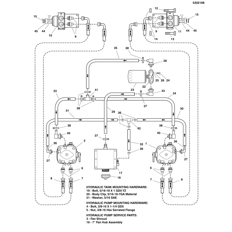 ORIGINAL FERRIS RADMOTOR, RECHTS, 17,1 CI LR5102636