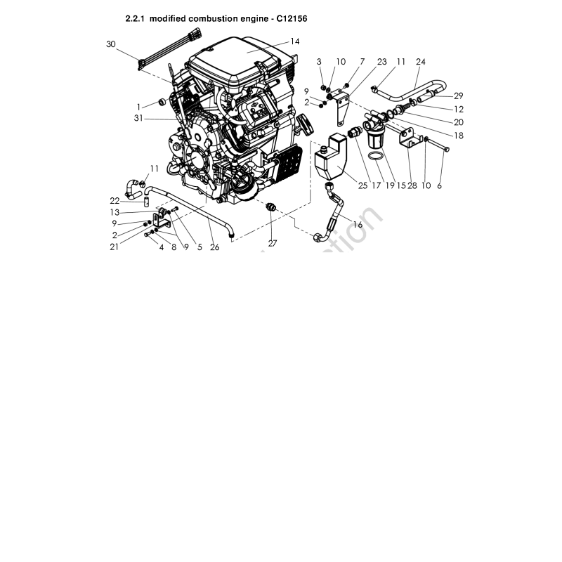 ORIGINAL FERRIS LK920001031 Inline-Filter
