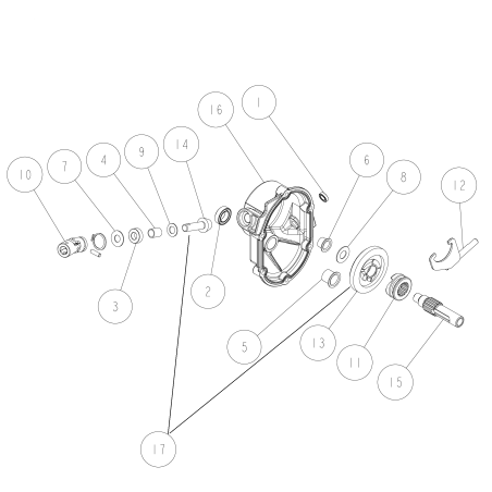Thrust washer 10*22*1.0 O83-1210-352-00 ORIGINAL OREC | NewgardenParts.com