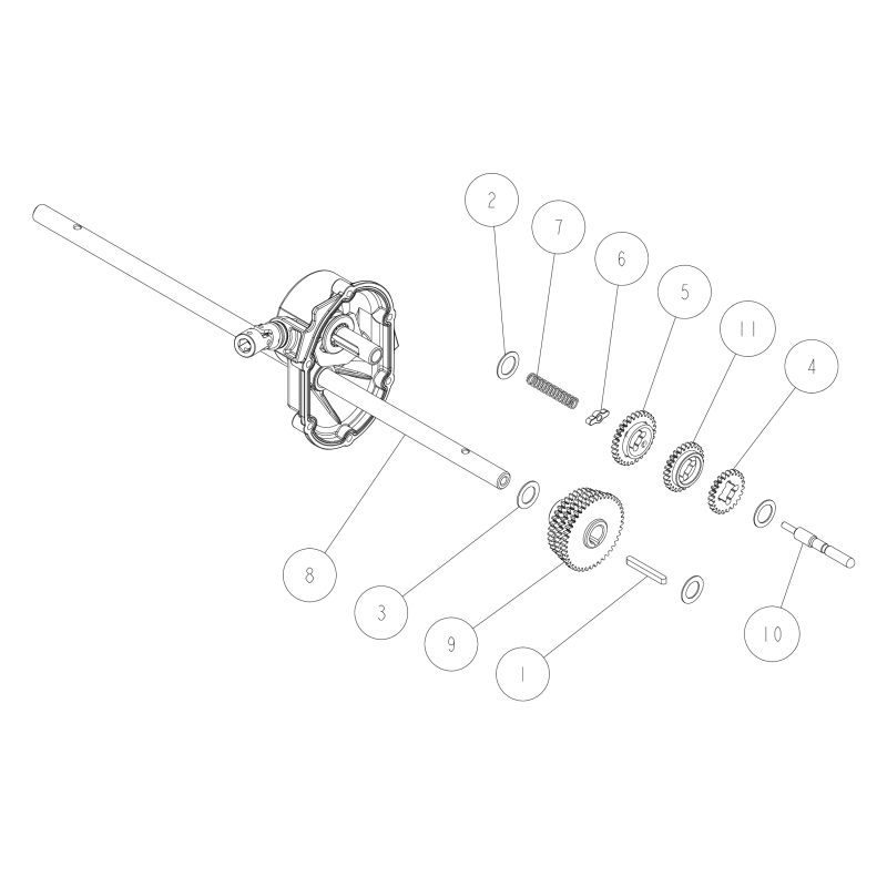 ORIGINAL OREC Drive Shaft O0268-00500