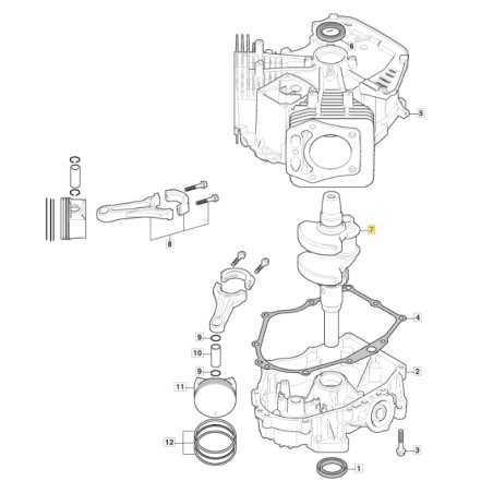 ORIGINAL STIGA Motor Kurbelwelle TRE 635V Rasentraktor 118551555/0 | NewgardenParts.com