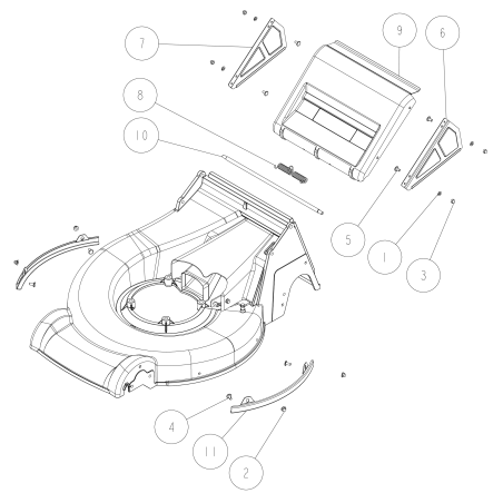 Side plate (left) O80-1020-754-20 ORIGINAL OREC | NewgardenParts.com