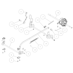Bras de verrouillage 142L (6 positions) O0268-50300 ORIGINAL OREC