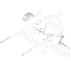 Maniglia superiore CMP (537.538) O0268-10100 ORIGINALE OREC