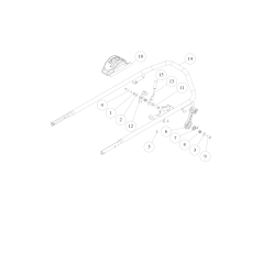 CMP Upper Handle (537.538) (White) O0268-10101 ORIGINAL OREC | NewgardenParts.com