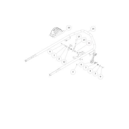 CMP Upper Handle (537.538) (White) O0268-10101 ORIGINAL OREC | NewgardenParts.com