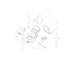 ORIGINAL OREC BAG FRAME (GRAY) O0268-2010H | NewgardenParts.com