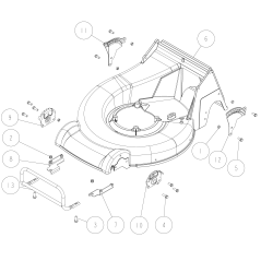 FRONT WHEEL RACK LEFT 6 POS. O0268-34300 ORIGINAL OREC | NewgardenParts.com