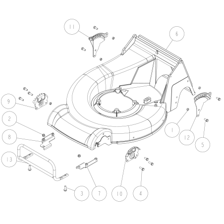 Vorderradträger links, 6-teilig, O0268-34300, Originalteil von OREC | NewgardenParts.com
