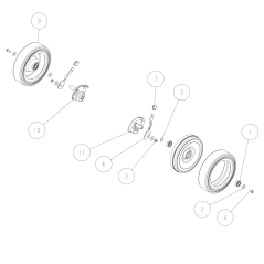 Tope de brazo de rueda delantera ORIGINAL OREC O80-1022-424-00 | NewgardenParts.com
