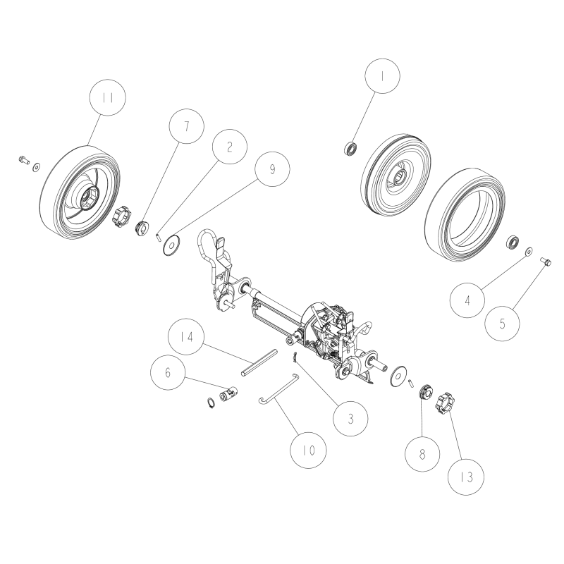 Guide d'embrayage d'essieu ORIGINAL OREC O0268-30500