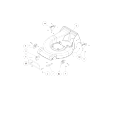 FRONT WHEEL RACK LEFT 6 POS. METALLIC GREY O0268-3430H ORIGINAL OREC