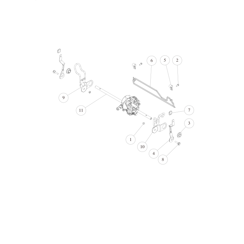 Hinterradarm CMP (R) 537 (6 Pos.) (Metallicgrau) O0268-3480H ORIGINAL OREC