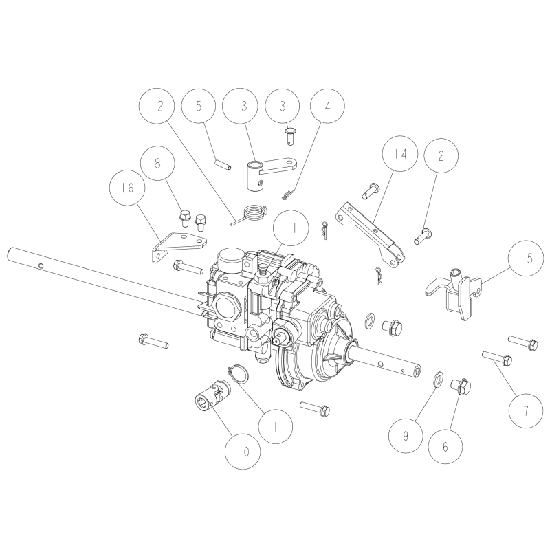 Boulon hexagonal (SW) M6*30 O89-1135-060302 ORIGINAL OREC