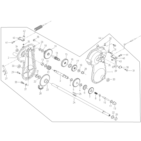 Transmission Box (L) O0203-00200 ORIGINAL OREC | NewgardenParts.com