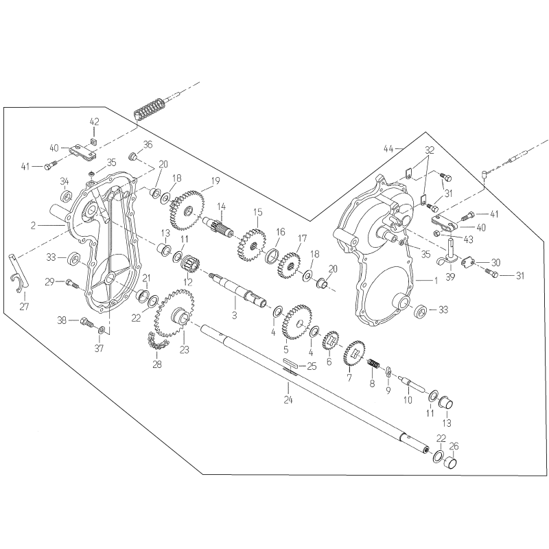 2e arbre 39T O80-1516-128-00 ORIGINAL OREC