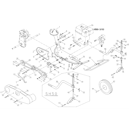 Brazo de rueda delantera O0206-30210 ORIGINAL OREC | NewgardenParts.com