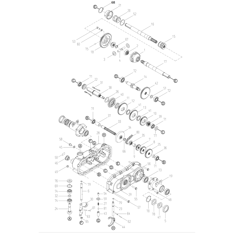 Eje C O80-1482-132-10 ORIGINAL OREC