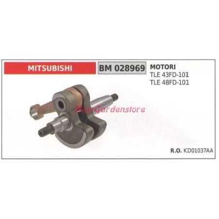 Crankshaft MITSUBISHI brush cutter engine TLE 43FA-101 028969 | NewgardenParts.com
