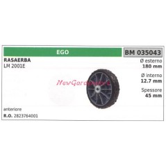 Ruota anteriore rasaerba tagliaerba tosaerba EGO LM 2001E 035043