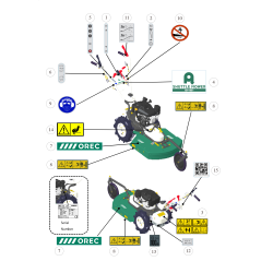 Etichetta, Taglio O0334-76110 ORIGINALE OREC | NewgardenParts.com