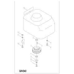 ORIGINAL OREC M8 Hex Nut O89-1511-080042