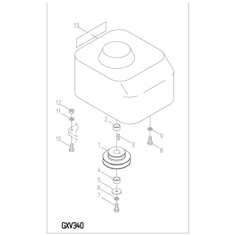 Écrou hexagonal ORIGINAL OREC M8 O89-1511-080042