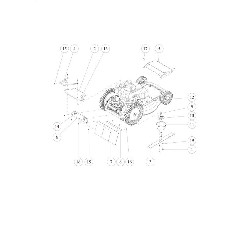 Supporto per Lama (grigio metallizzato) O80-1035-833-1H ORIGINALE OREC