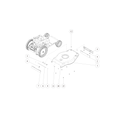 Supporto per flapper posteriore (grigio metallizzato) O80-1035-783-0H ORIGINALE OREC | NewgardenParts.com