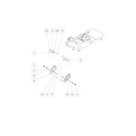 Rear Wheel Arm Receiver (L) (Metallic Gray) O80-1035-341-1H GENUINE OREC | NewgardenParts.com
