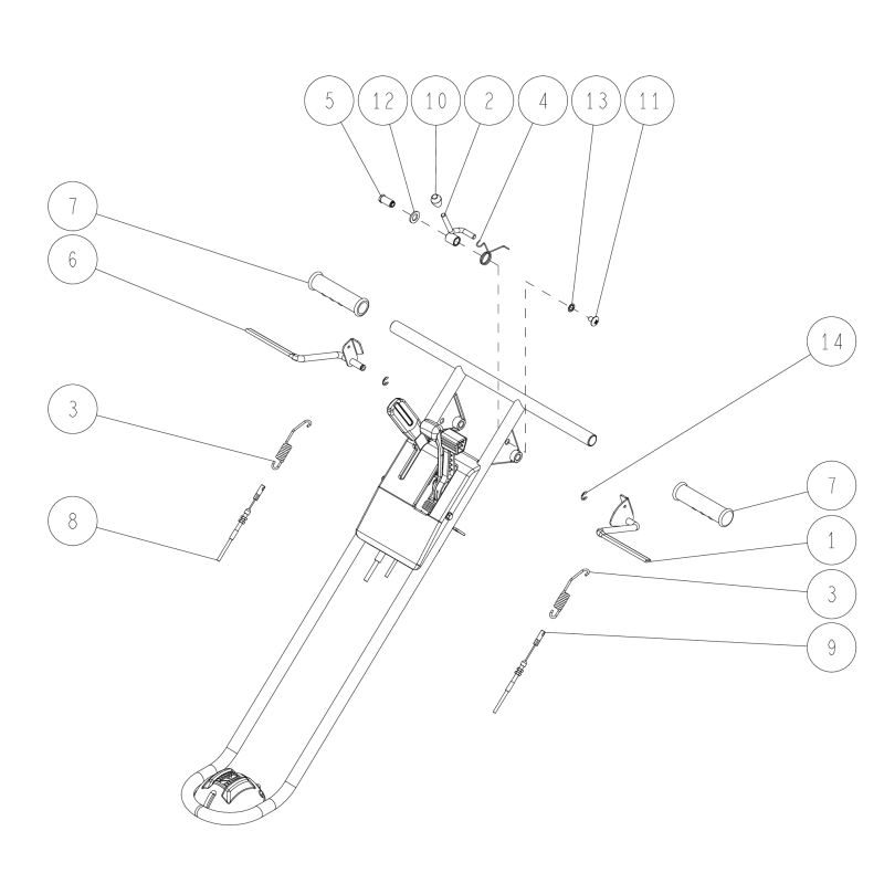 Levier de lame (rouge) O0214-10202 ORIGINAL OREC