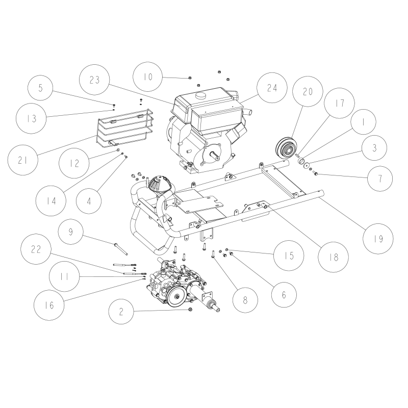 Câble, embrayage latéral O0223-70700 ORIGINAL OREC