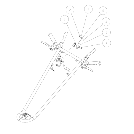 Tige d'embrayage de lame ORIGINALE OREC O0223-10600 | NewgardenParts.com