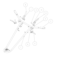 Levier d'embrayage de couteau ORIGINAL OREC O0223-10200 | NewgardenParts.com