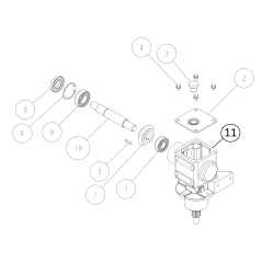 Arbre horizontal ORIGINAL OREC O0223-51100 | NewgardenParts.com