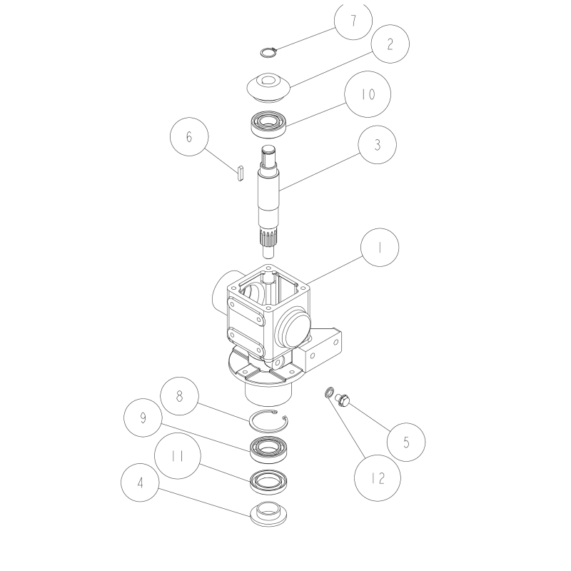 ORIGINAL OREC O80-1415-641-00 Shaft