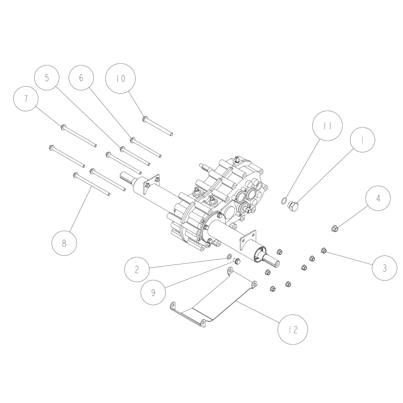 Tuerca de arandela (fina) M10 O83-1493-255-00 ORIGINAL OREC