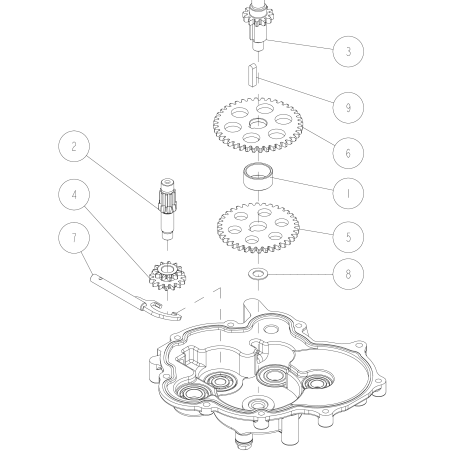 2nd Shaft O0305-00400 ORIGINAL OREC | NewgardenParts.com