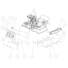 Protector trasero CMP O0202-50500 ORIGINAL OREC | NewgardenParts.com