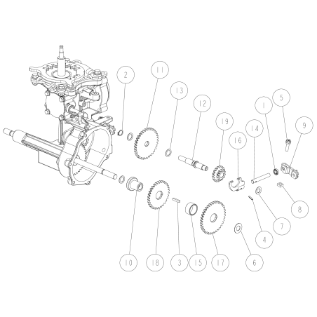 CMP O0208-01820 ORIGINAL OREC gear fork | NewgardenParts.com