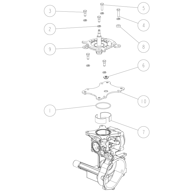 Boulon hexagonal (Meck) M8*20 (8T) O83-1761-112-00 ORIGINAL OREC