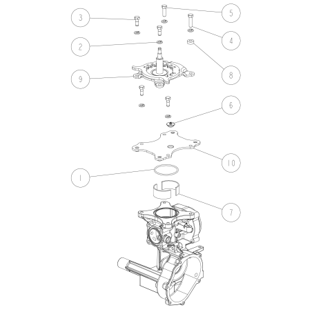 Perno hexagonal (Meck) M8*20 (8T) O83-1761-112-00 ORIGINAL OREC | NewgardenParts.com