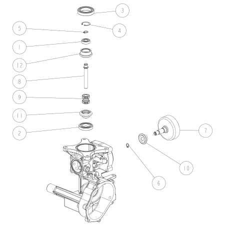 Vertical Axle A O0208-00210 ORIGINAL OREC | NewgardenParts.com