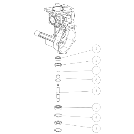 Vertical Axle B O0229-02600 ORIGINAL OREC | NewgardenParts.com