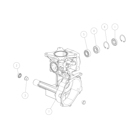 Boîte de transmission ORIGINALE OREC L O0202-00800 | NewgardenParts.com