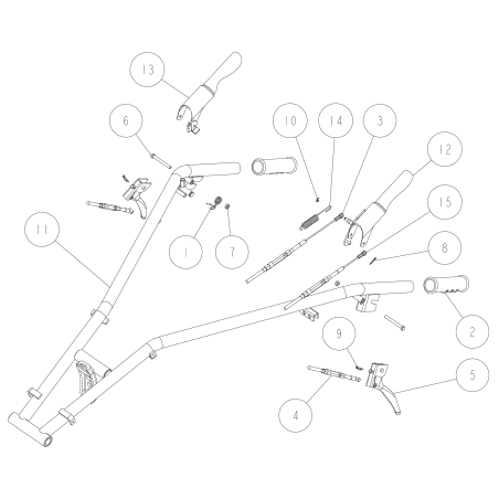 Cable de embrague lateral ORIGINAL OREC O83-1614-962-10 | NewgardenParts.com