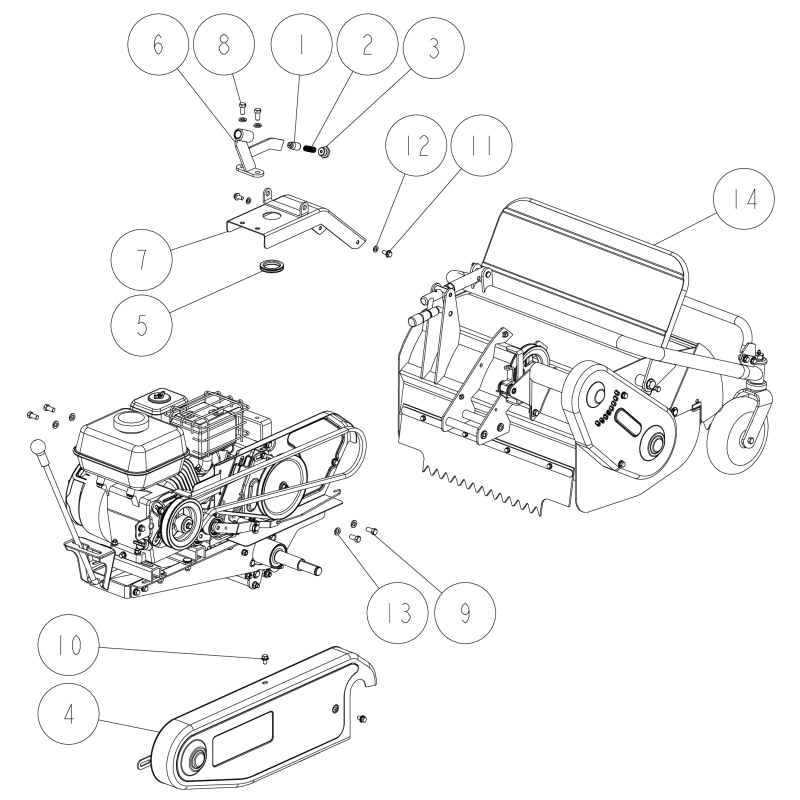 Riemenabdeckung CMP O80-1614-504-20 ORIGINAL OREC