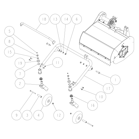 Front wheel O80-1614-727-00 ORIGINAL OREC | NewgardenParts.com