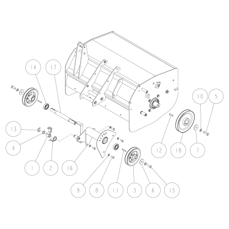 Polea de soporte ORIGINAL OREC O80-1614-636-00 | NewgardenParts.com